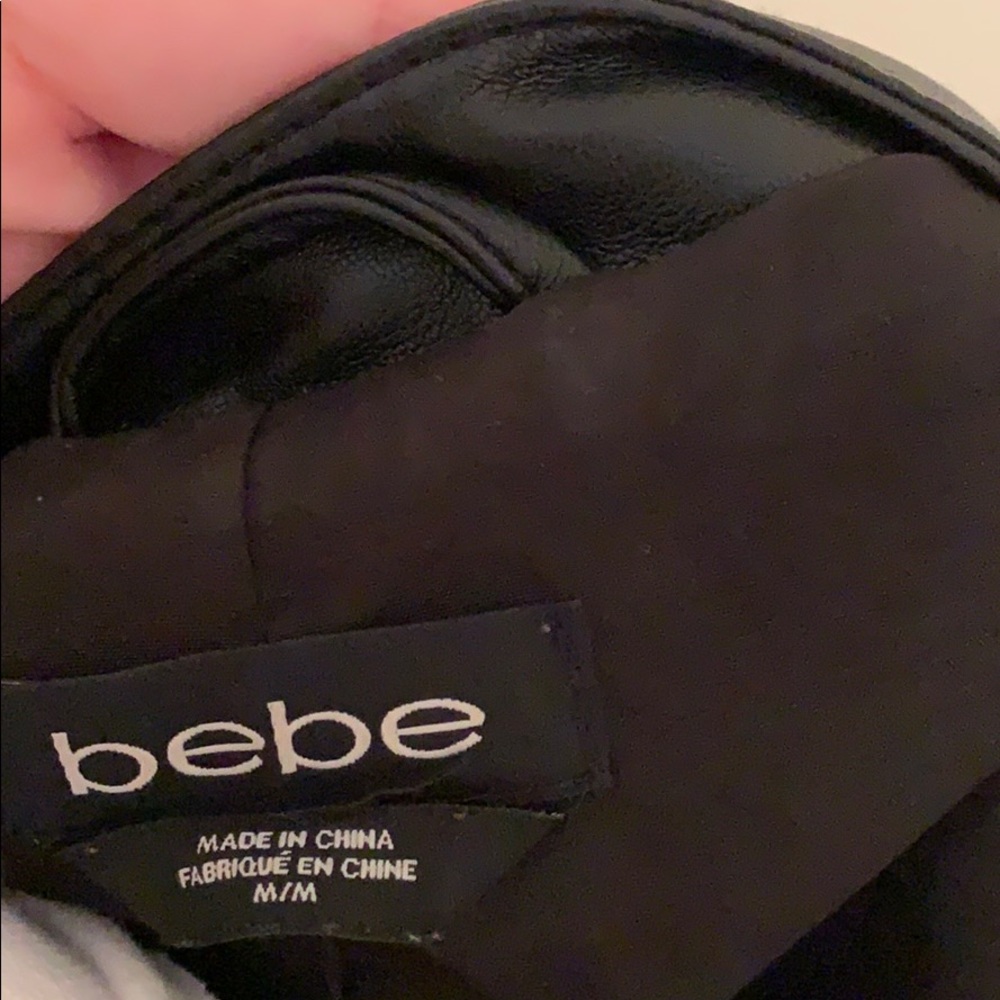 Black Bebe Crop Jacket With Shoulder Details! - Picture 6 of 7